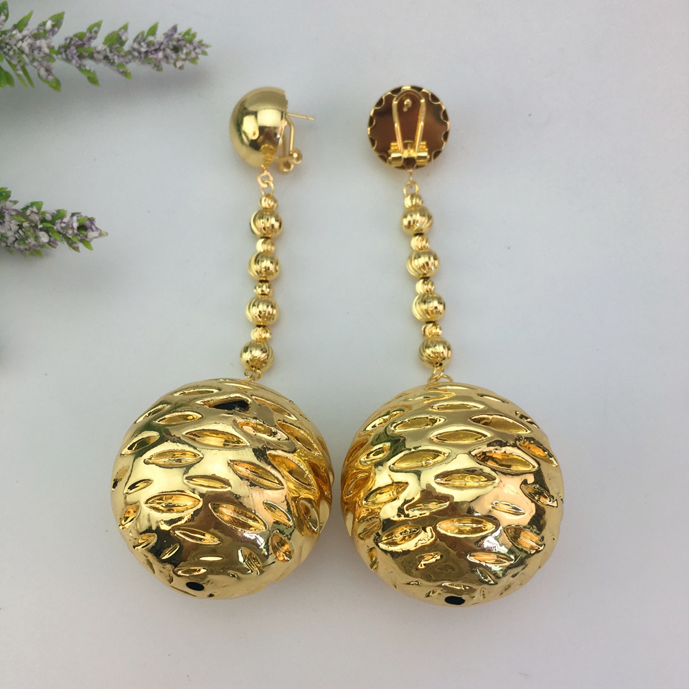 Women Accessories Dubai - EMMA Fashion Dubai Gold Color Big
