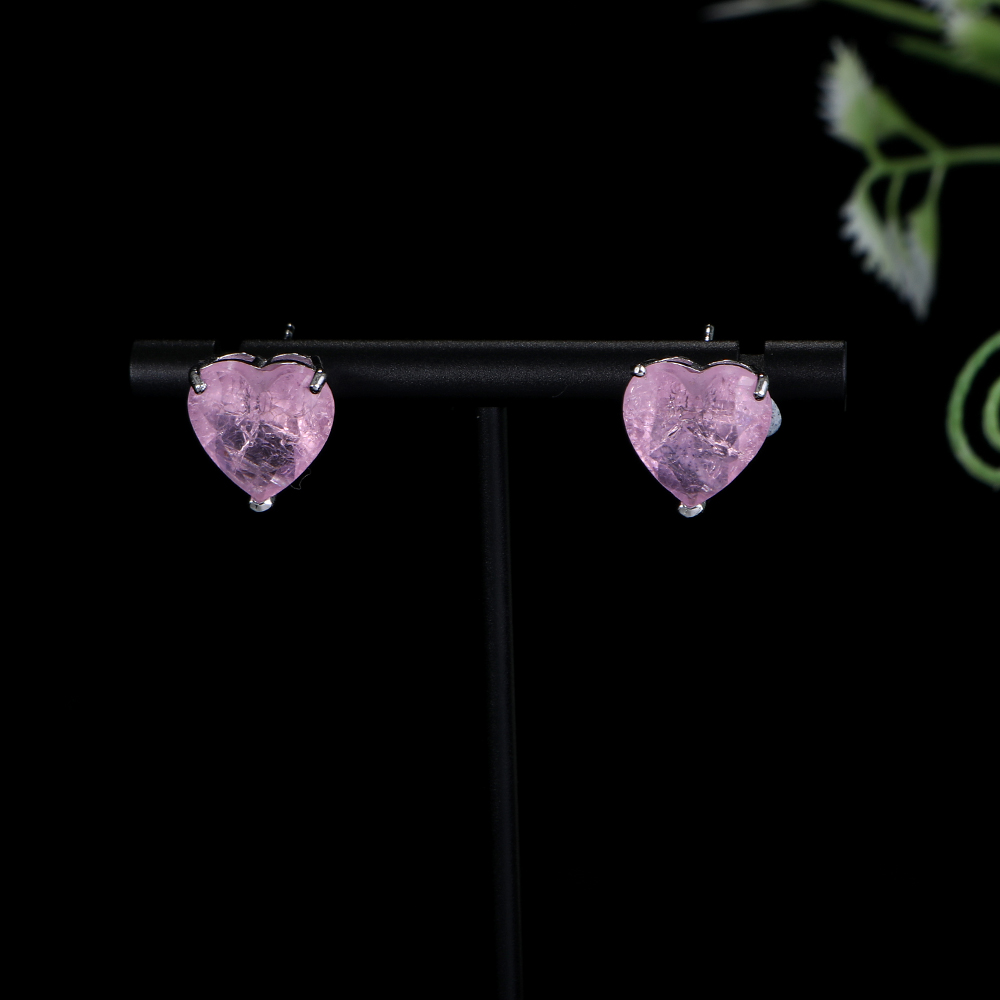 Luxury Colorful Heart Stud  Ea - Women Accessories Dubai 评论和价格