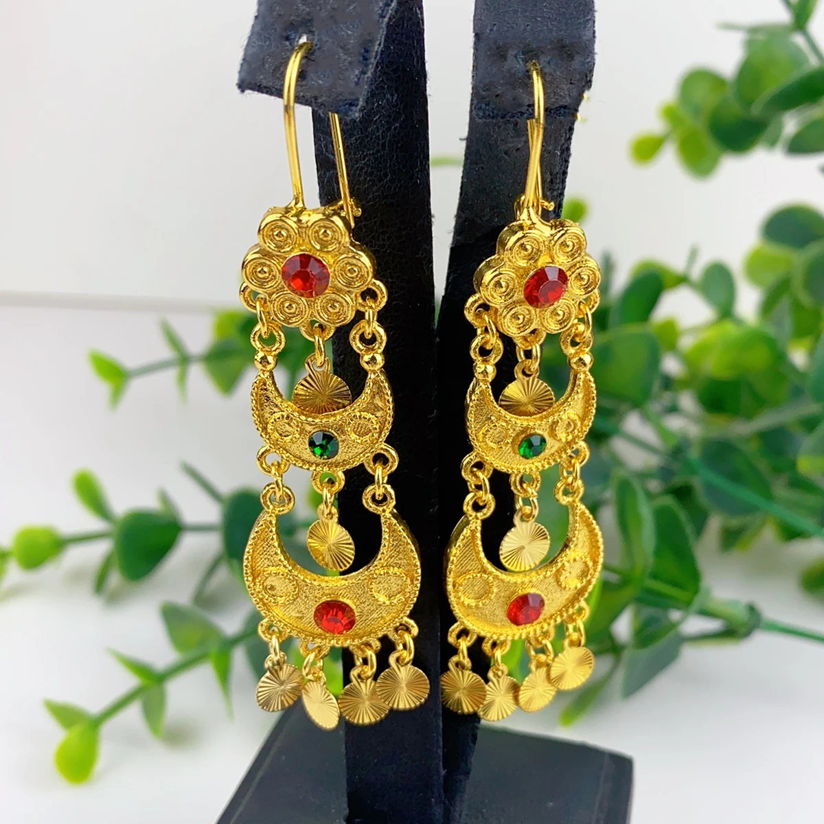 Indian Drop Dangle Earrings Je - Women Accessories Dubai 评论和价格