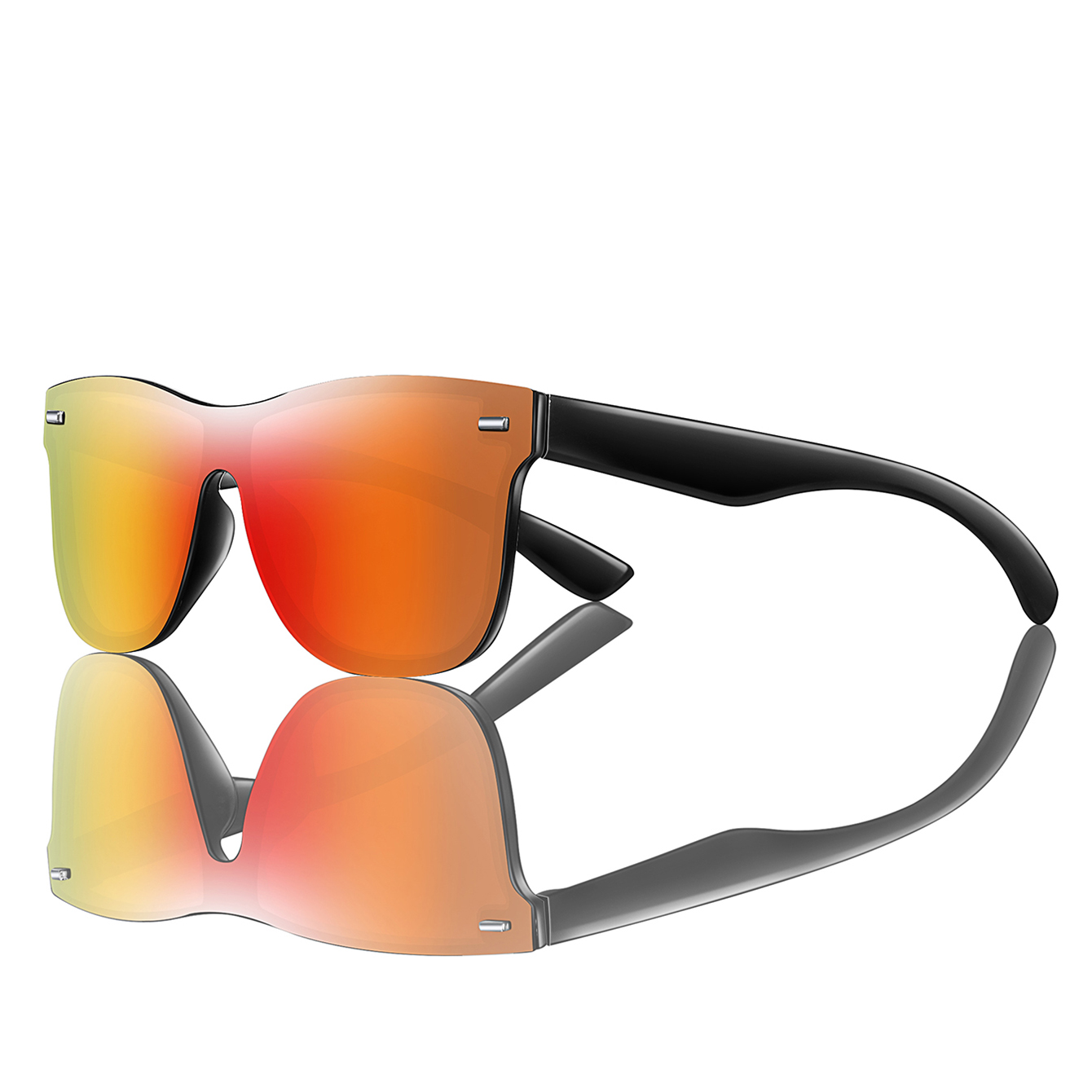 Men Women Fashion Windproof Sq - Sunglasses Oversized Square 评论和价格