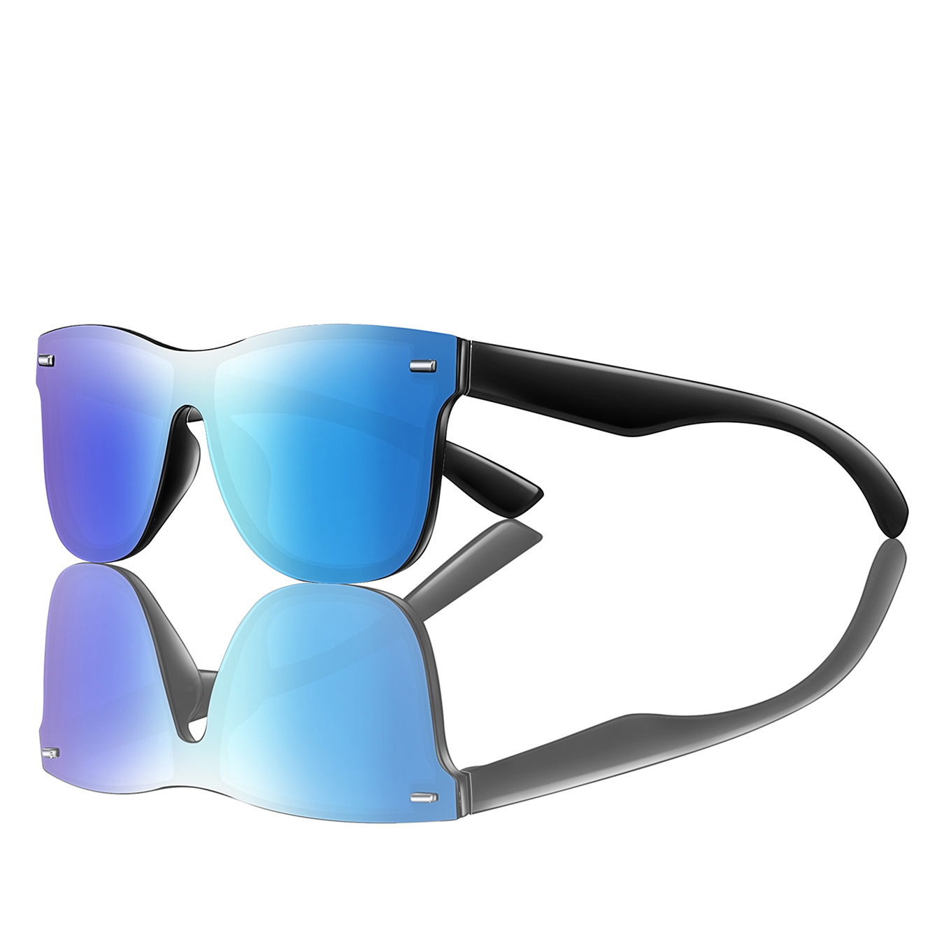 Men Women Fashion Windproof Sq - Sunglasses Oversized Square 评论和价格
