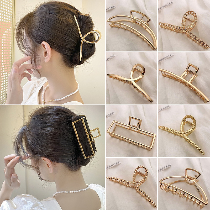 Fashion Metal Hair Claw For Wo - Hair Claw Clip Set 评论和价格