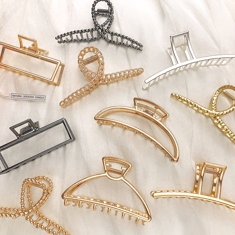 Fashion Metal Hair Claw For Wo - Hair Claw Clip Set 评论和价格