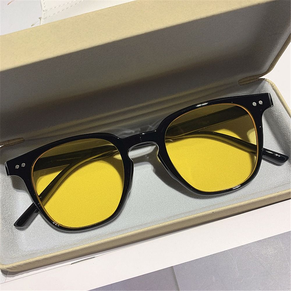 UV400 Black Sun Glasses Men Sh - Sunglasses Oversized Square 评论和价格