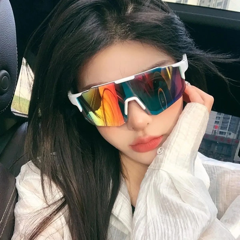 Square Cycling Sunglasses Larg - Sunglasses Oversized Square 评论和价格