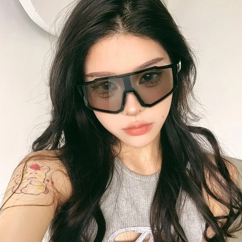 Square Cycling Sunglasses Larg - Sunglasses Oversized Square 评论和价格