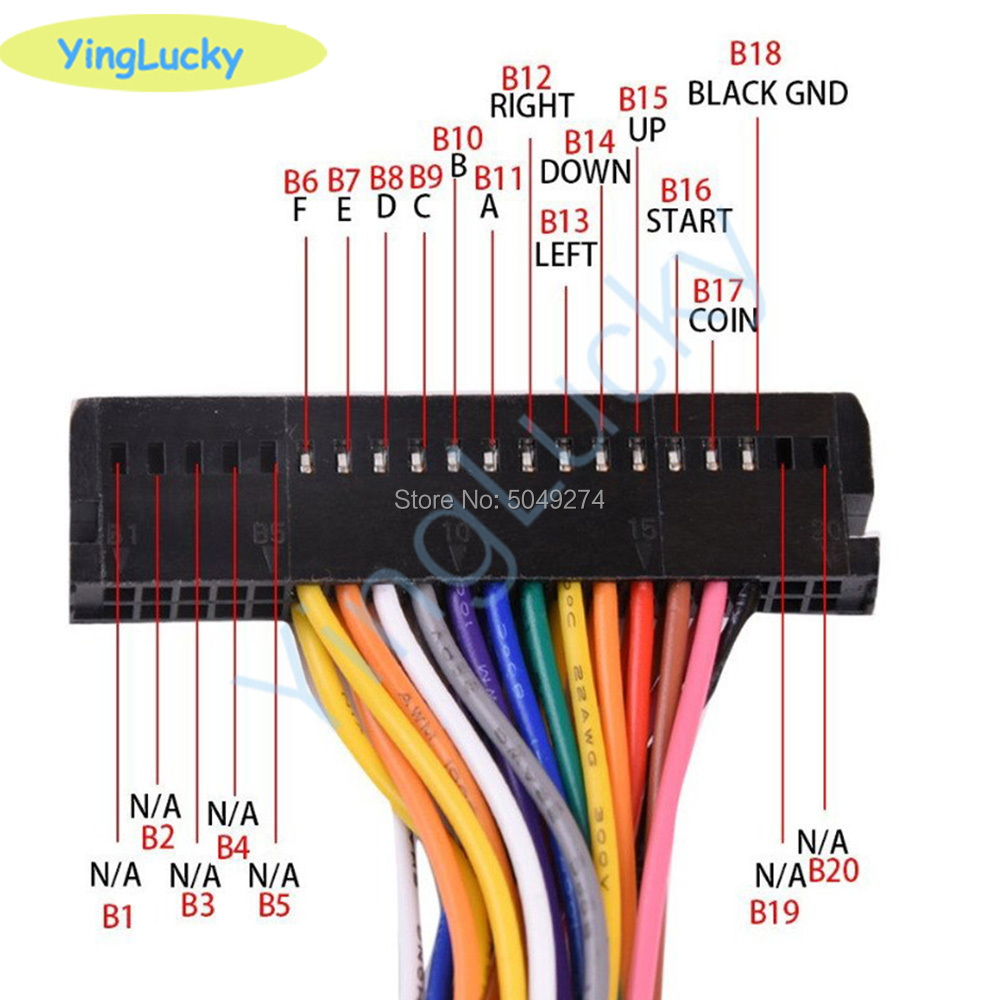 Arcade Cabinet 40-pin Wire Har - Women Accessories Pandora 评论和价格