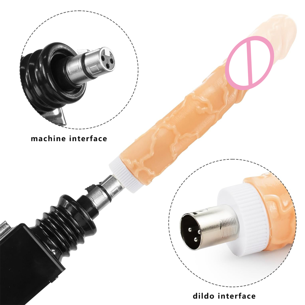 4pcs Sex Machine 3XLR Attachme - Women Accessories Combo 评论和价格