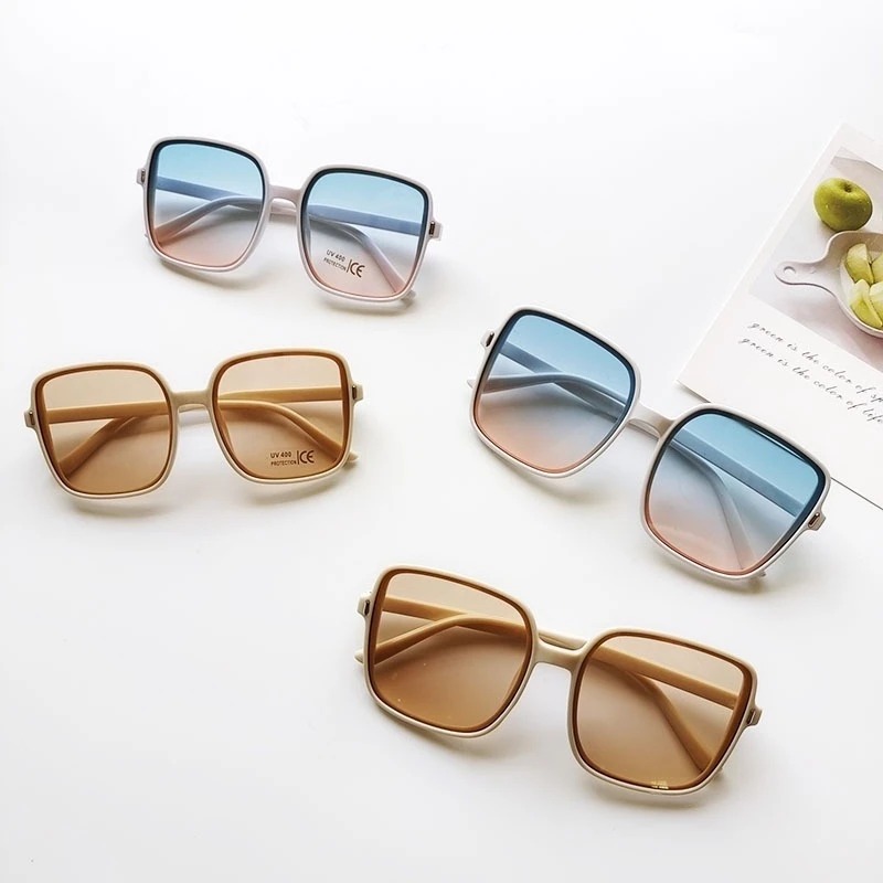 Vintage Oversized Square Sungl - Sunglasses Oversized Square 评论和价格
