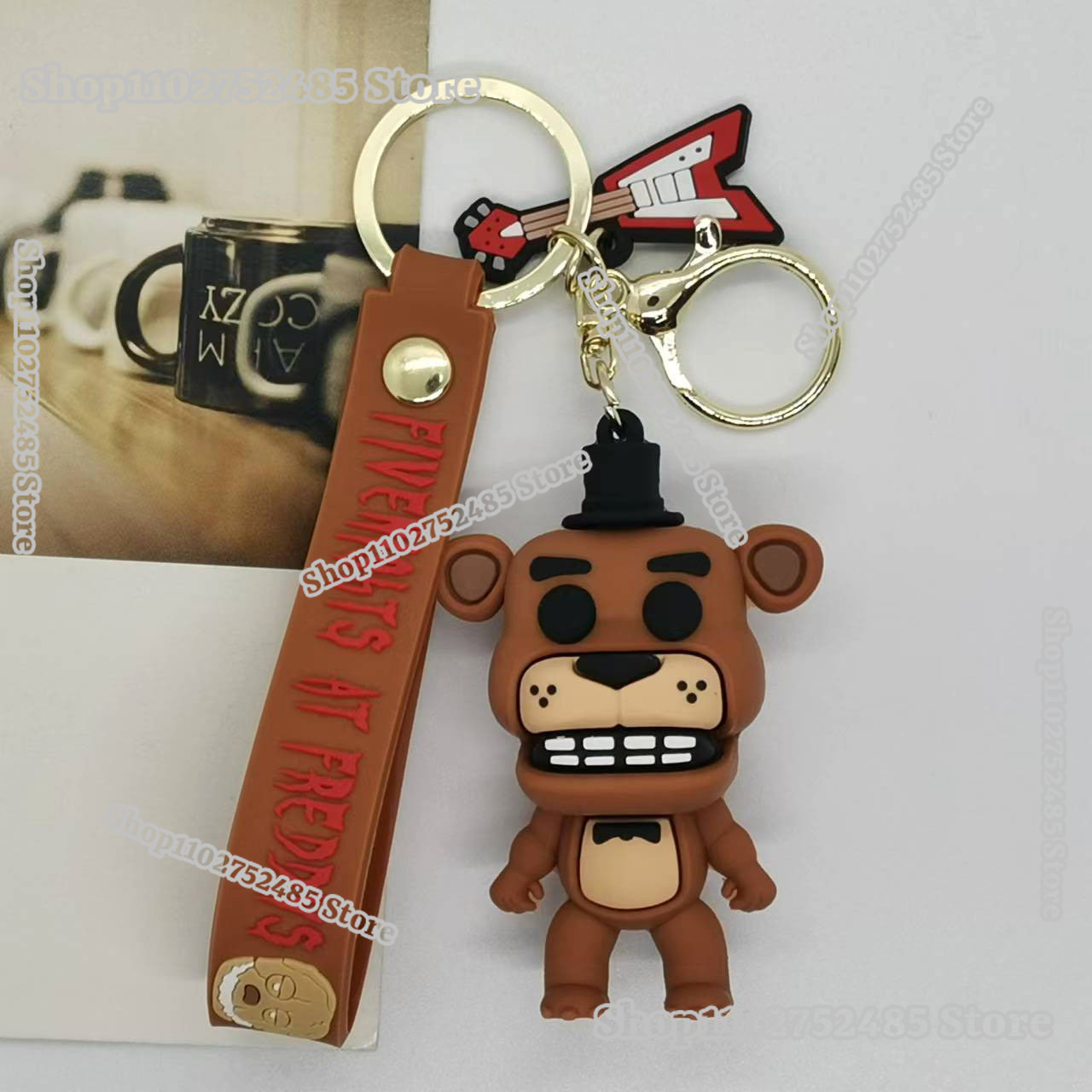 5pcs Cartoon Anime FNAF Figure - Women'S Key Accessories 评论和价格