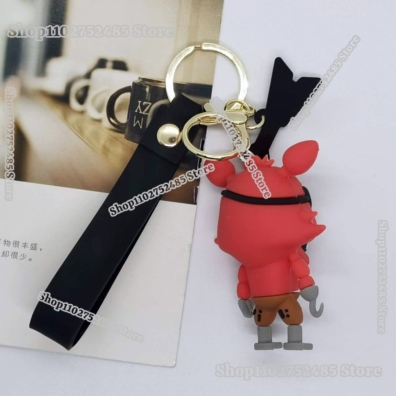 5pcs Cartoon Anime FNAF Figure - Women'S Key Accessories 评论和价格