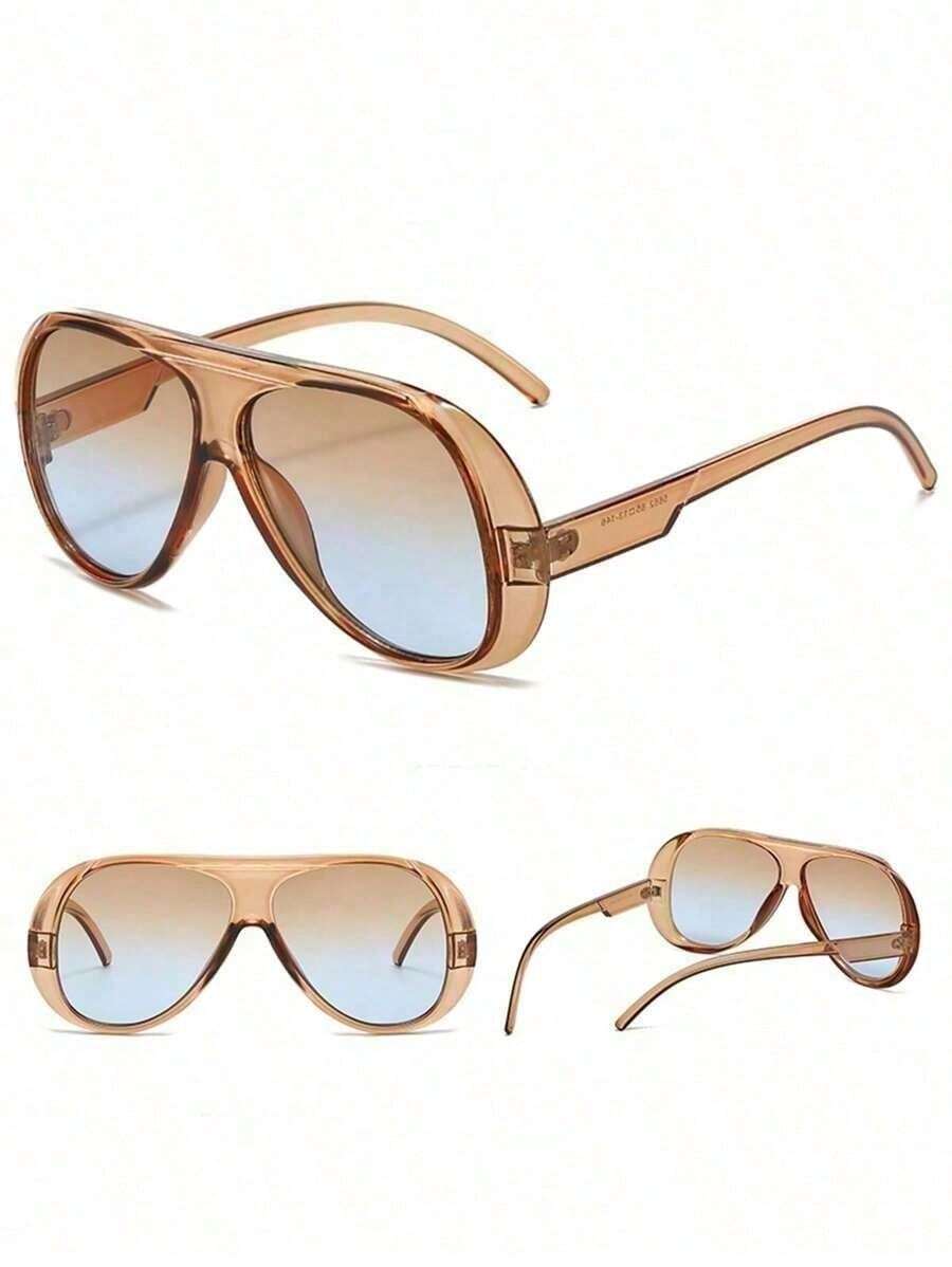 1 Piece Brand New Retro Design - Sunglasses Oversized Square 评论和价格