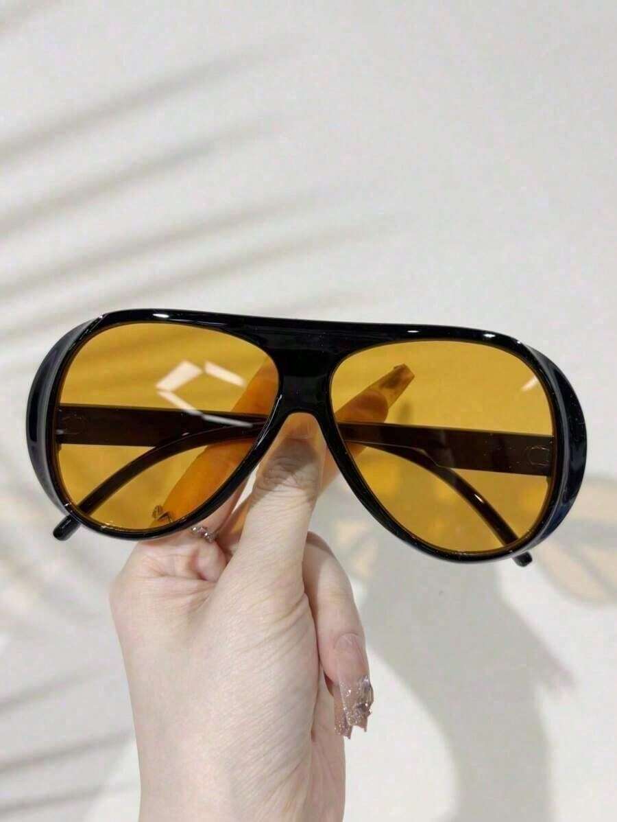 1 Piece Brand New Retro Design - Sunglasses Oversized Square 评论和价格