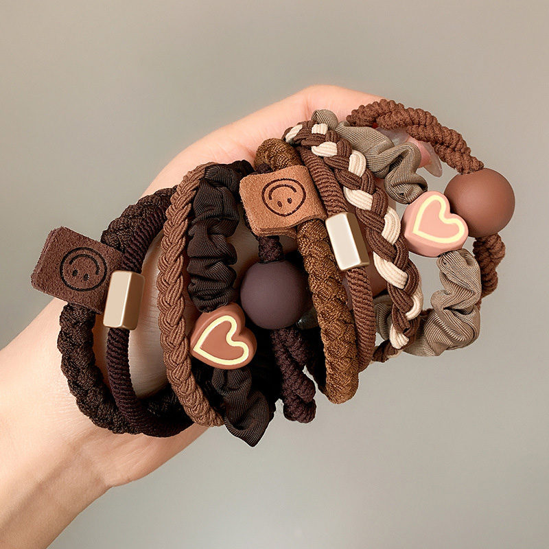5/10pcs Simple Heart Ball Char - Women Accessories Combo 评论和价格