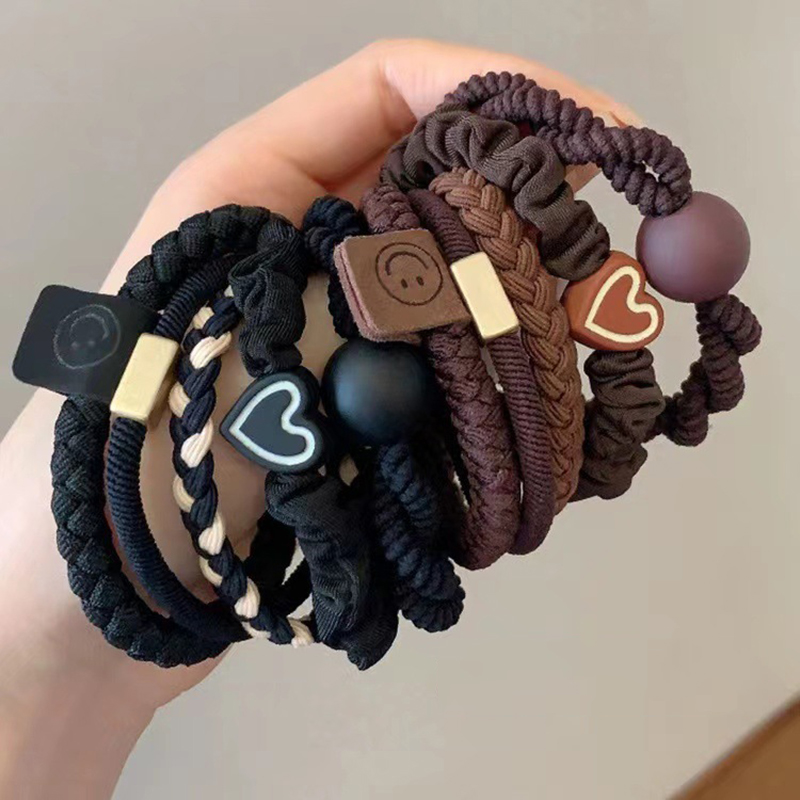 5/10pcs Simple Heart Ball Char - Women Accessories Combo 评论和价格