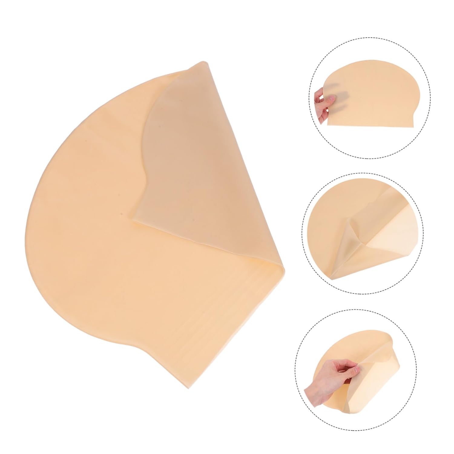 6pcs Bald Caps with Glasses Ba - Women Accessories Combo 评论和价格
