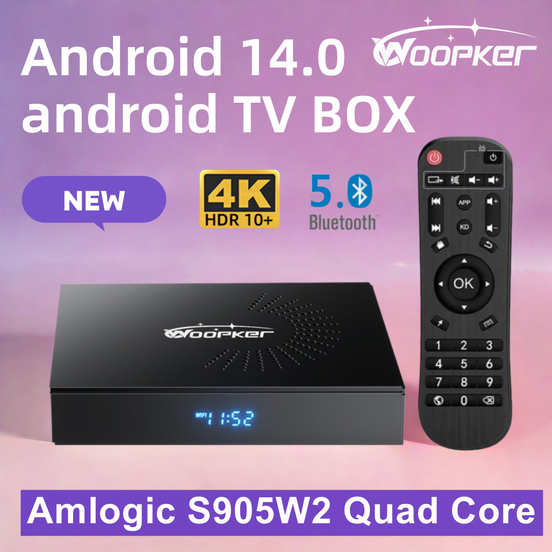 Woopker KW2 Android 14 TV Box  - Women Accessories Pandora 评论和价格