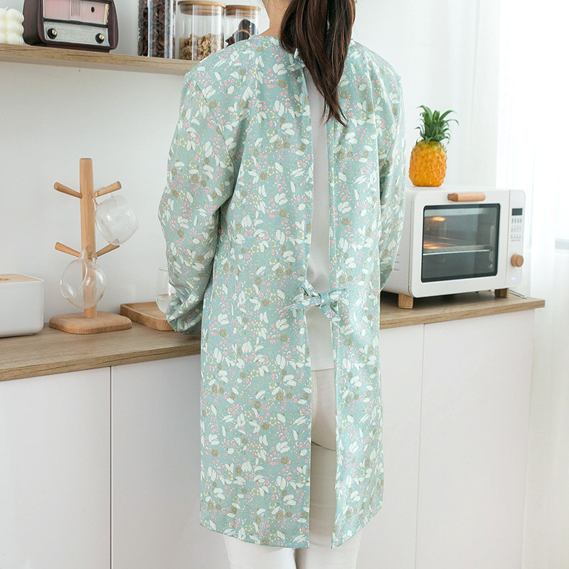 Women's Cotton Long Sleeved Ap - Women Kitchen Accessories 评论和价格