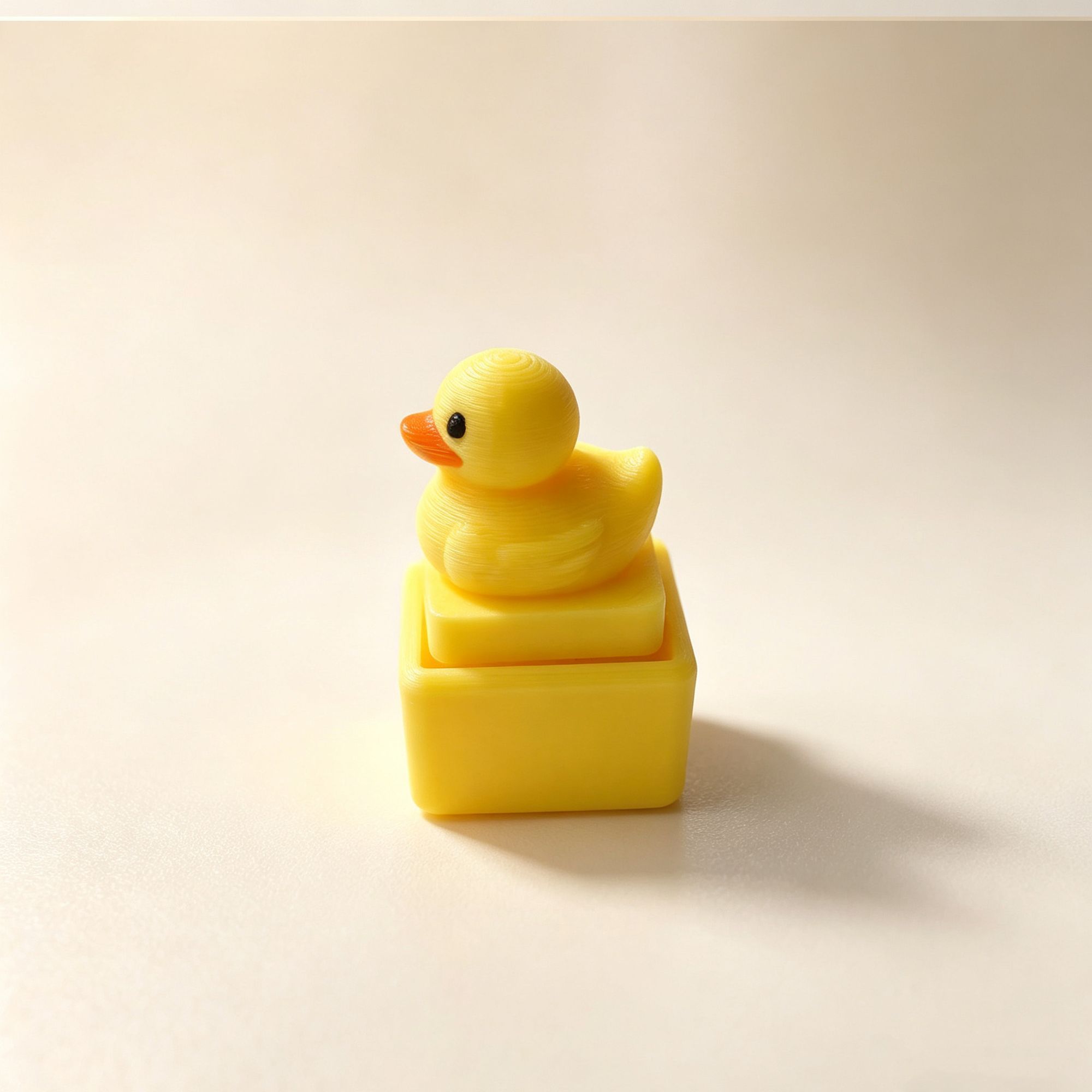 Cute Yellow Duck Press Keychai - Women'S Key Accessories 评论和价格