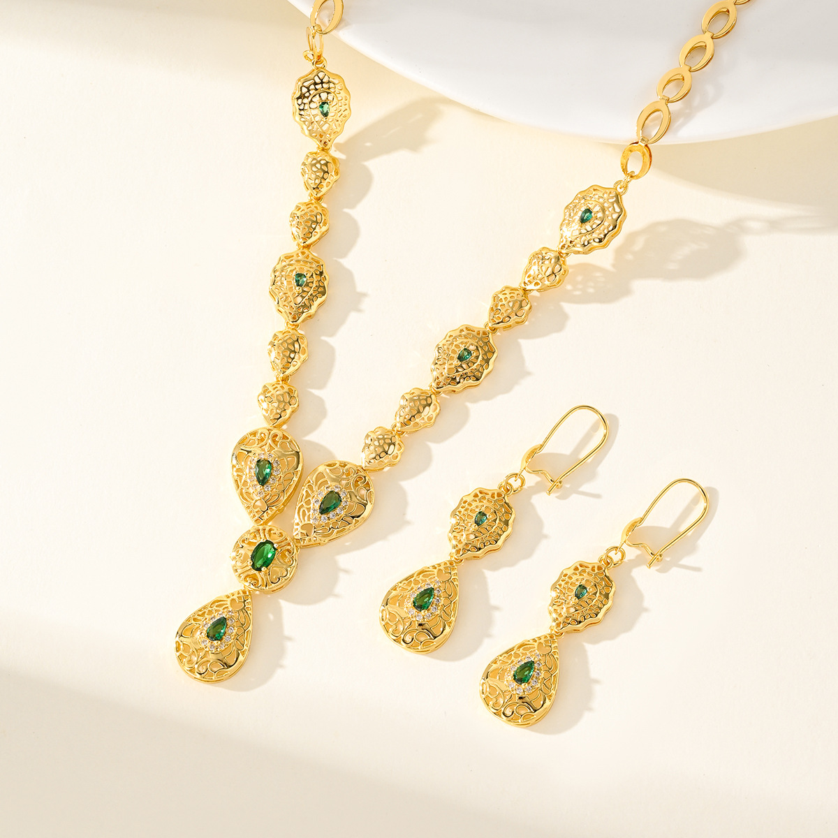 9999 Gold Drip Set - Middle Ea - Women Accessories Dubai 评论和价格
