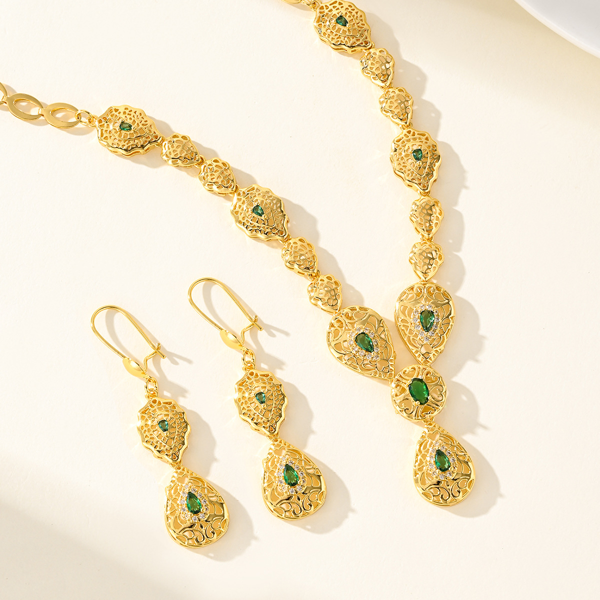 9999 Gold Drip Set - Middle Ea - Women Accessories Dubai 评论和价格