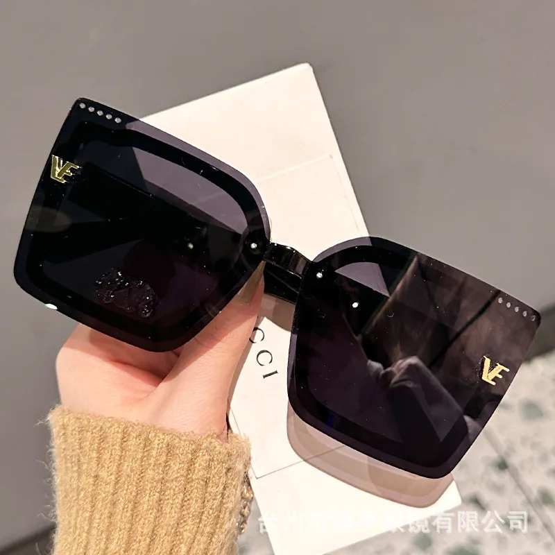 New Cool Rimeless Polarized Su - Sunglasses Oversized Square 评论和价格