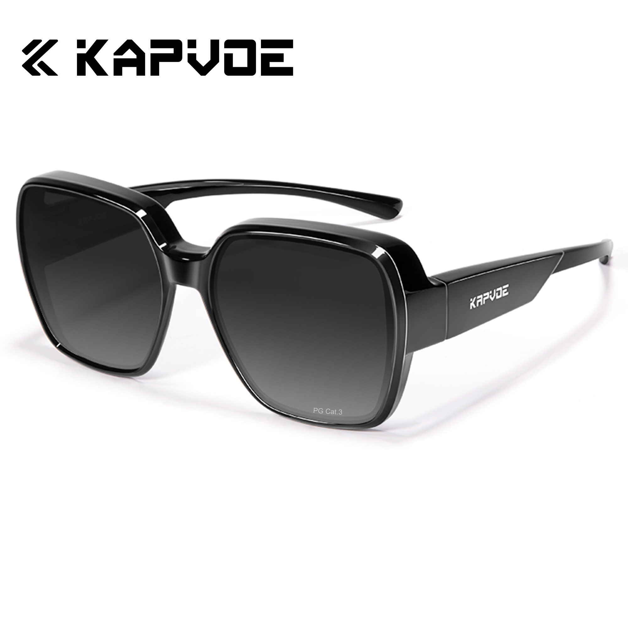 Kapvoe  Fitover Sunglasses Ove - Sunglasses Oversized Square 评论和价格