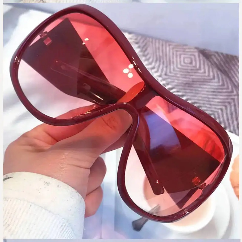 One Piece Oversized Y2K Sungla - Sunglasses Oversized Square 评论和价格