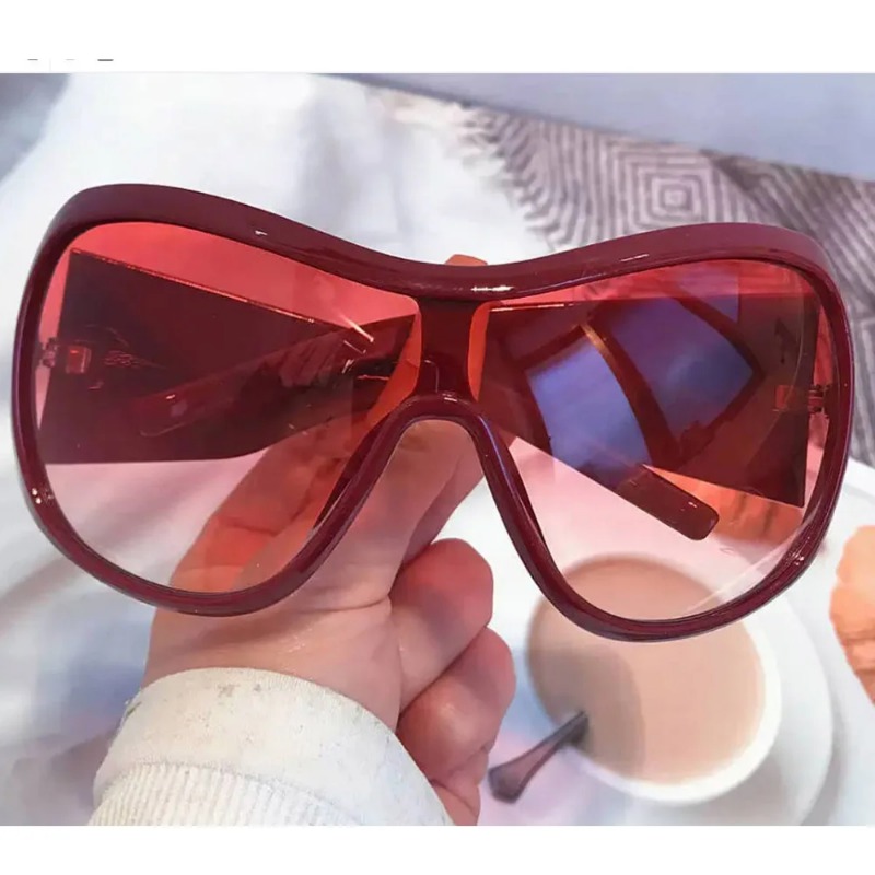 One Piece Oversized Y2K Sungla - Sunglasses Oversized Square 评论和价格