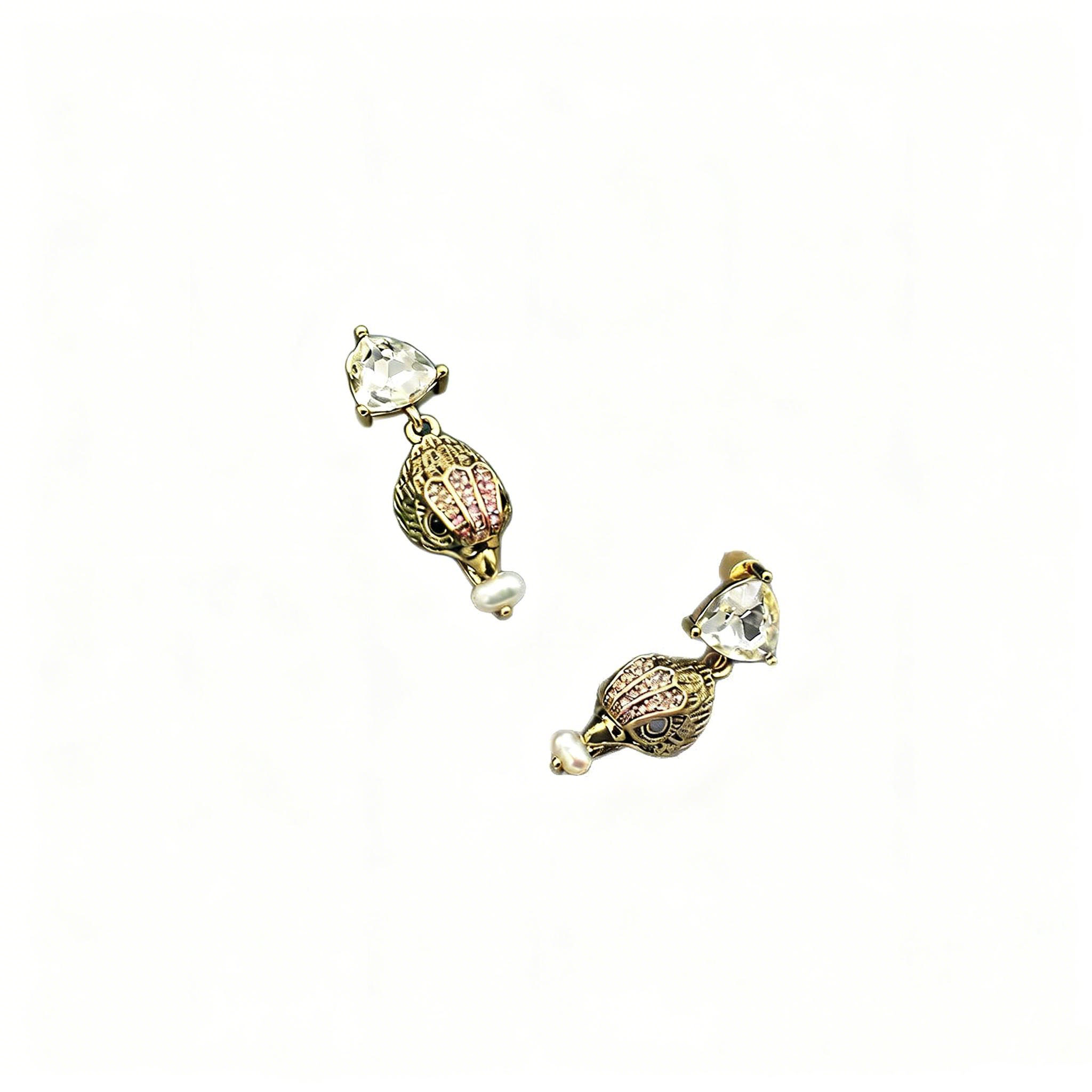 Vintage Eagle Head Stud Earrin - Women'S Eagles Accessories 评论和价格