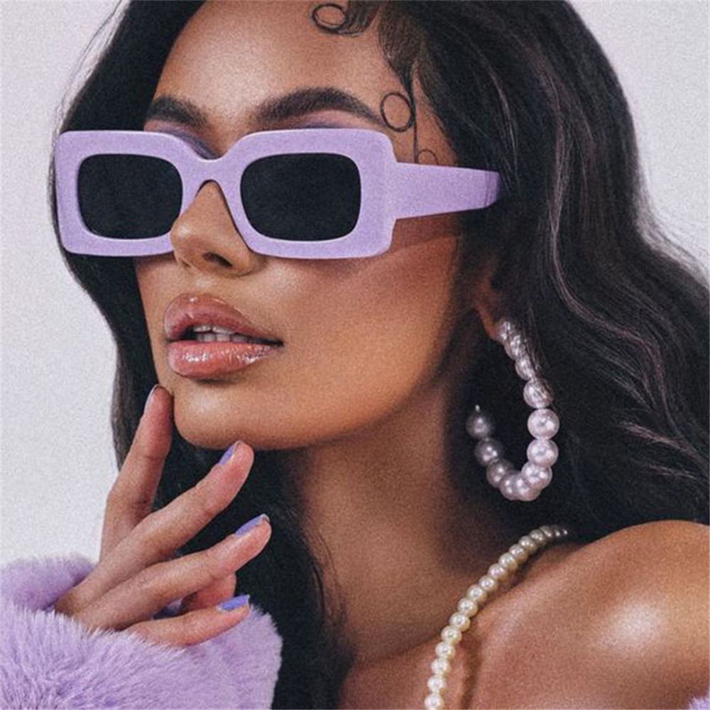 Popular Women's Sunglasses Tre - Sunglasses Oversized Square 评论和价格