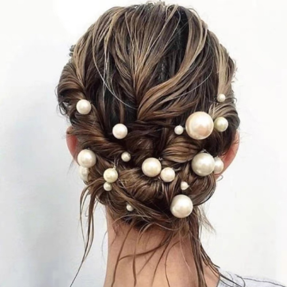 Pearl Crystal Hair Pins Comb S - Women'S Accessories H&M 评论和价格
