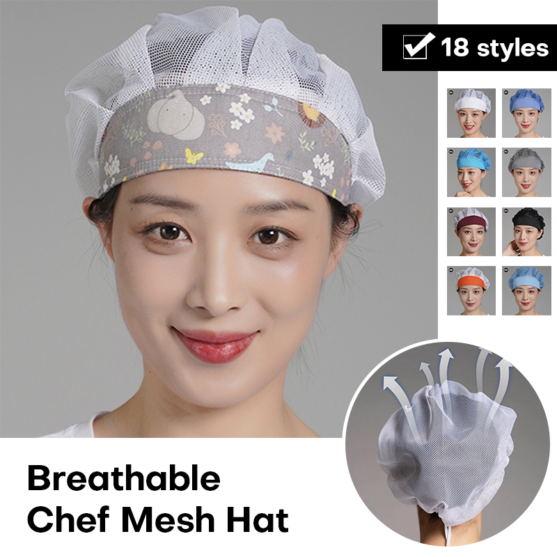 Men Women Chef Hat Dustproof C - Women Kitchen Accessories 评论和价格