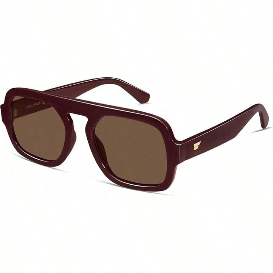 VANLINKER Oversized Retro Squa - Sunglasses Oversized Square 评论和价格