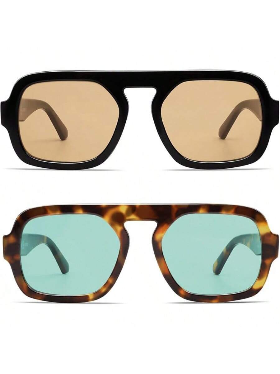 VANLINKER Oversized Retro Squa - Sunglasses Oversized Square 评论和价格