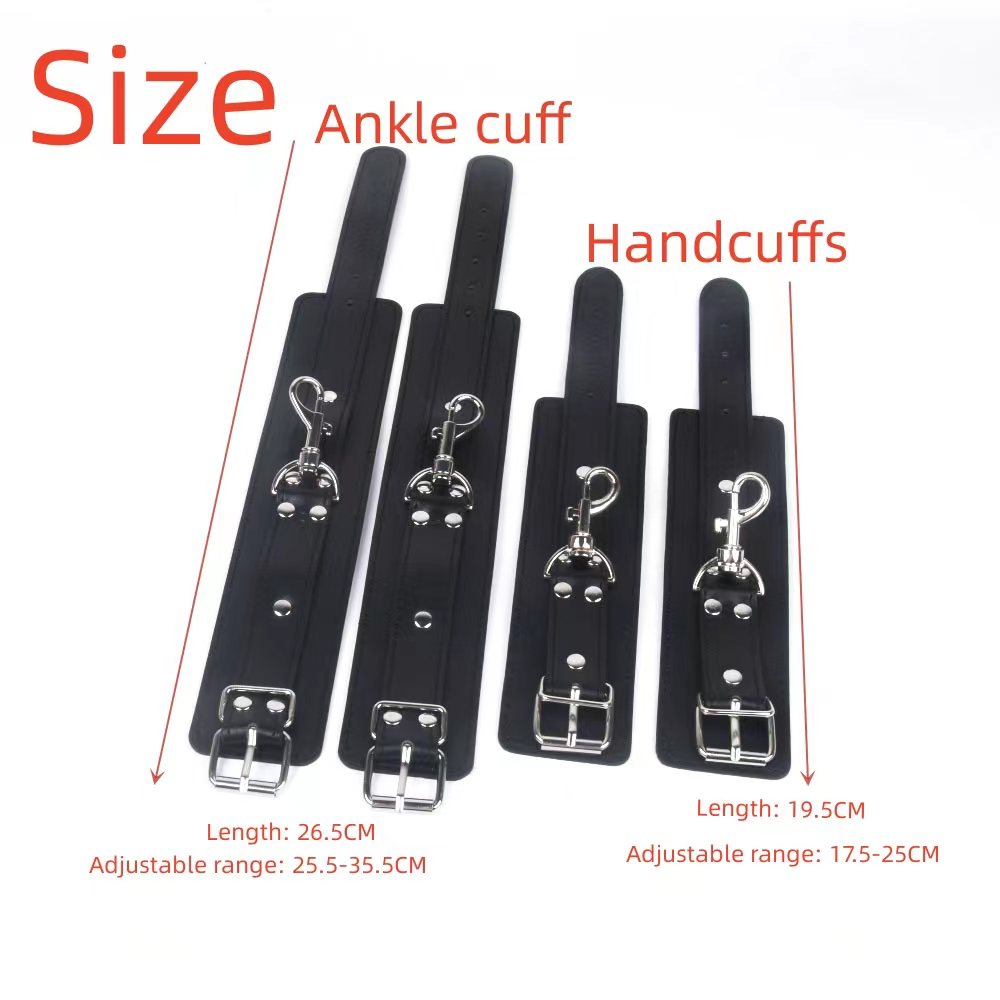 Adjustable Leather Handcuffs f - Women Accessories Combo 评论和价格