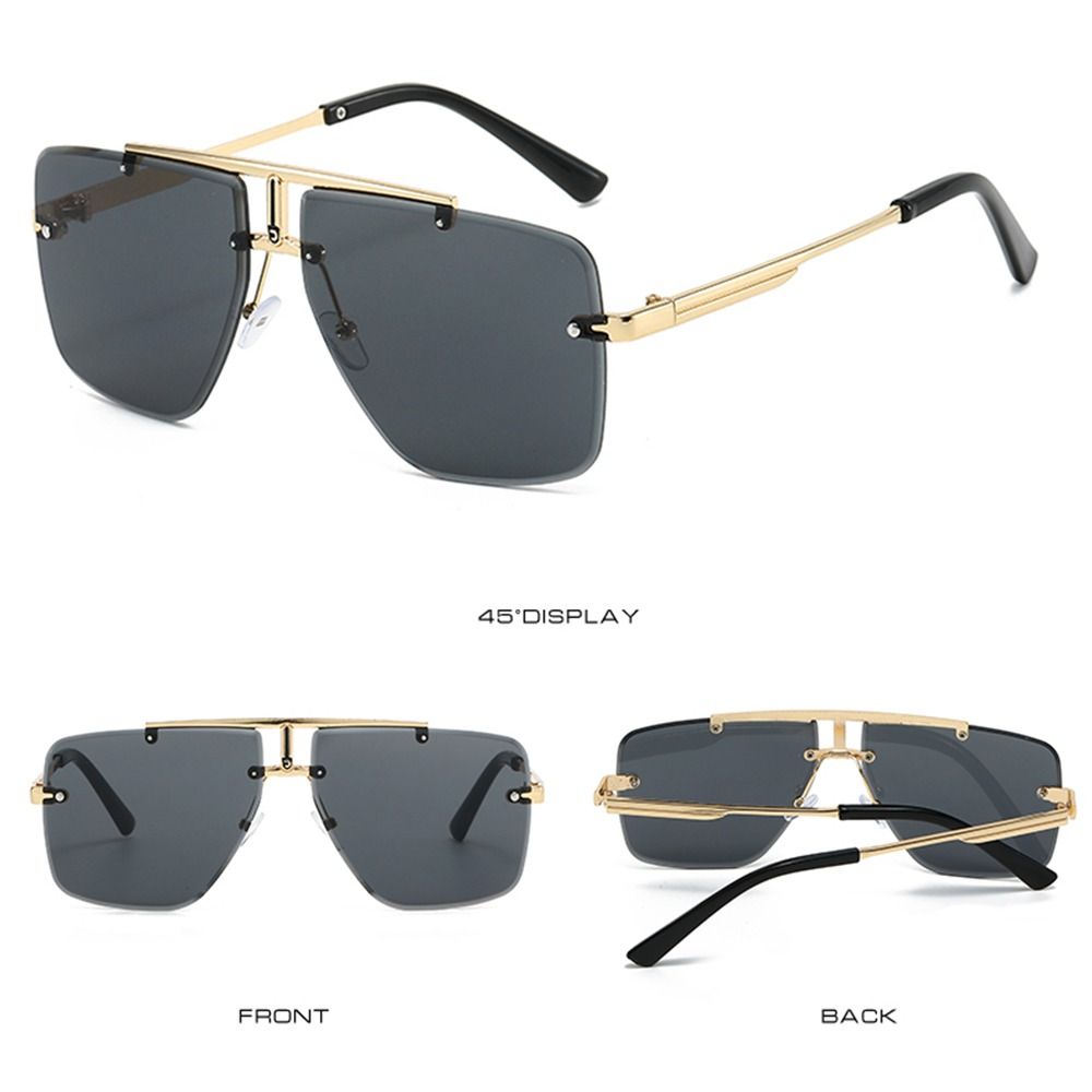 1pc Oversized Double Bridge Su - Sunglasses Oversized Square 评论和价格