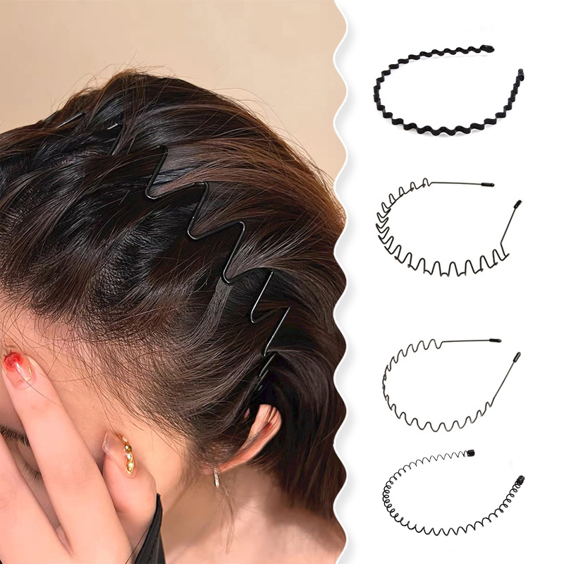 2-5Pcs Wavy Hairband Spring Ha - Women Accessories Combo 评论和价格