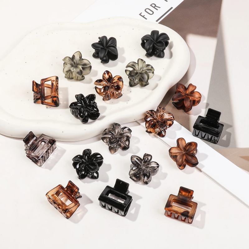 10/20/30Pcs Mini Flower Hair C - Hair Claw Clip Set 评论和价格