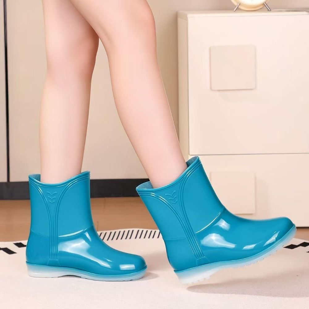 Mid-calf Women Rain Boots Wate - Women Kitchen Accessories 评论和价格