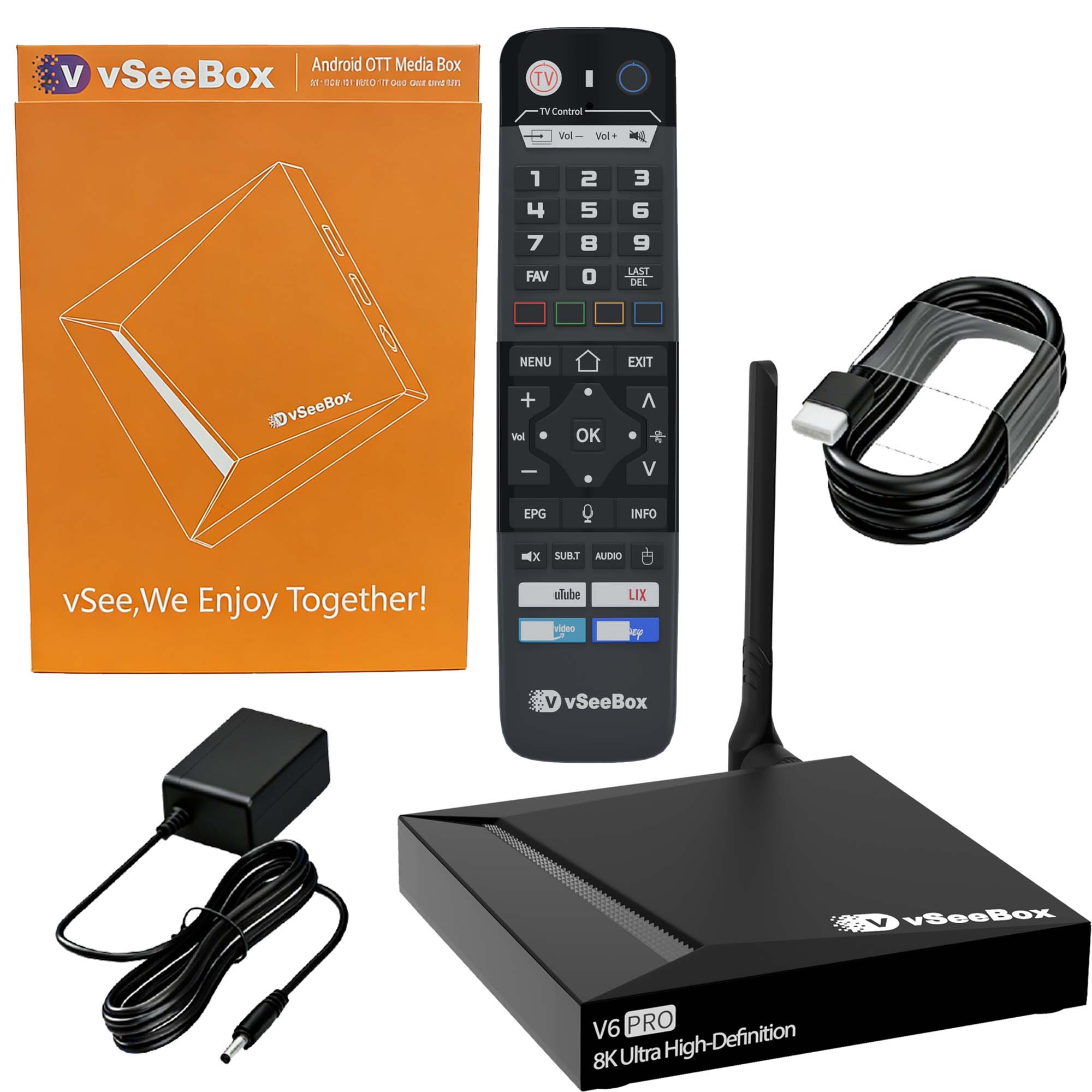 VSeeBox V6 Pro 2026 Newest, 4G - Women Accessories Pandora 评论和价格