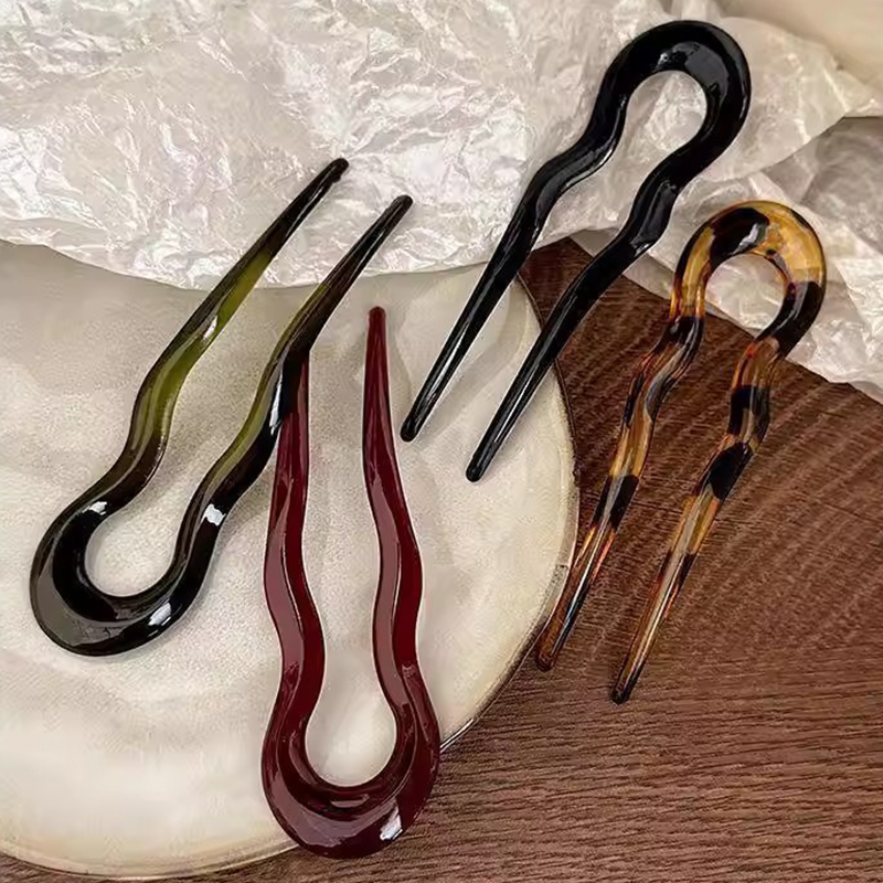 Elegant Acrylic U-shaped Hairp - Women'S Accessories H&M 评论和价格