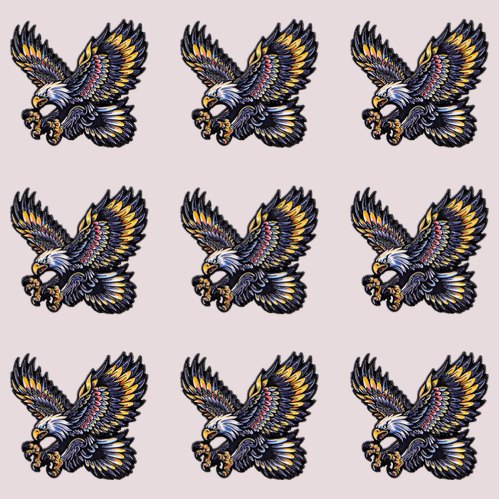 9pcs Flying Eagle Enamel Pin B - Women'S Eagles Accessories 评论和价格